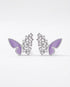Blingfly Dazzle Studs -  Silver Earrings by BLINGLANE