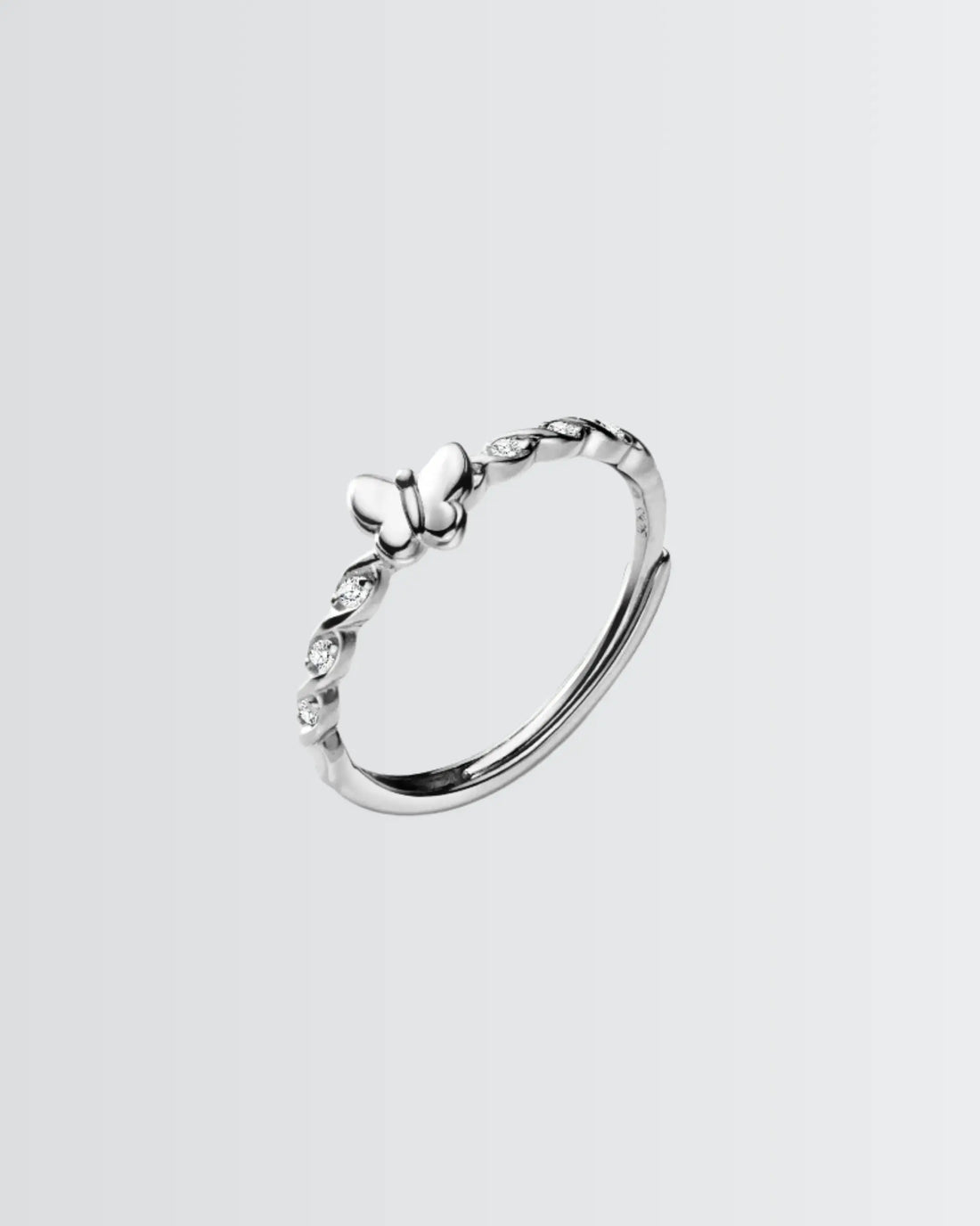 Blingfly Flutter Ring -  Silver Ring by BLINGLANE