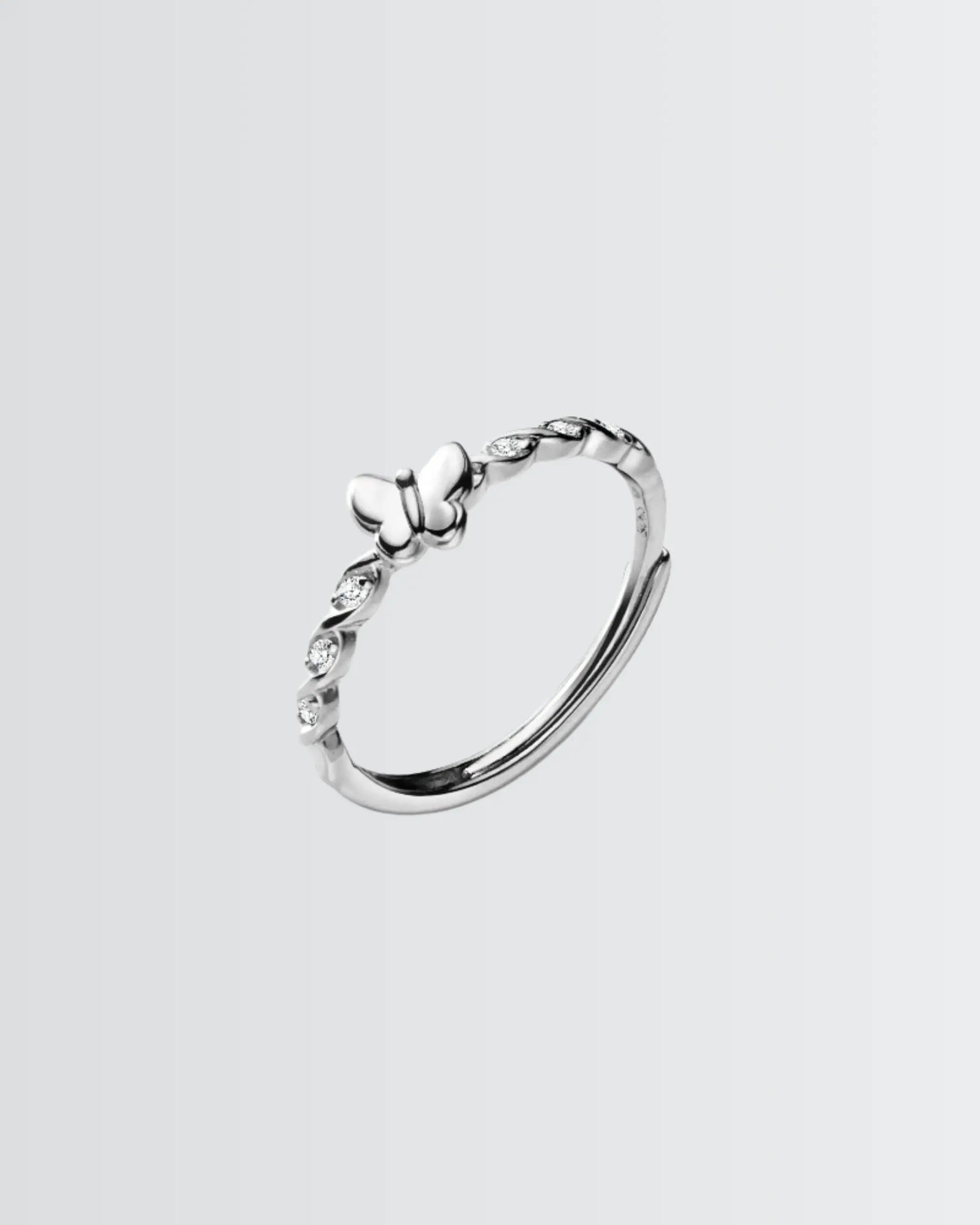 Blingfly Flutter Ring -  Silver Ring by BLINGLANE