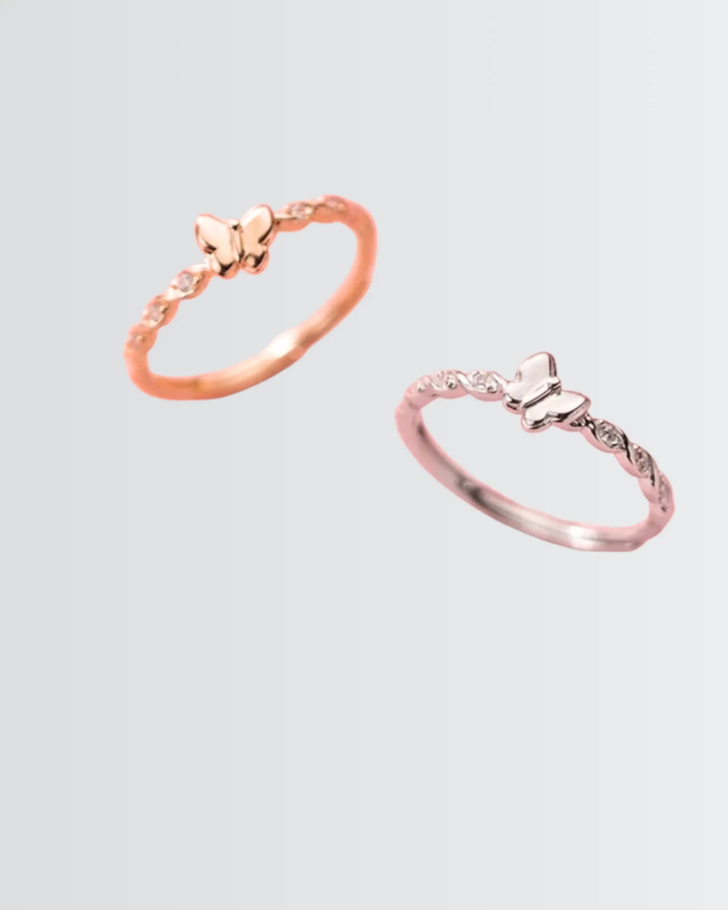 Blingfly Flutter Ring -  Silver Ring by BLINGLANE