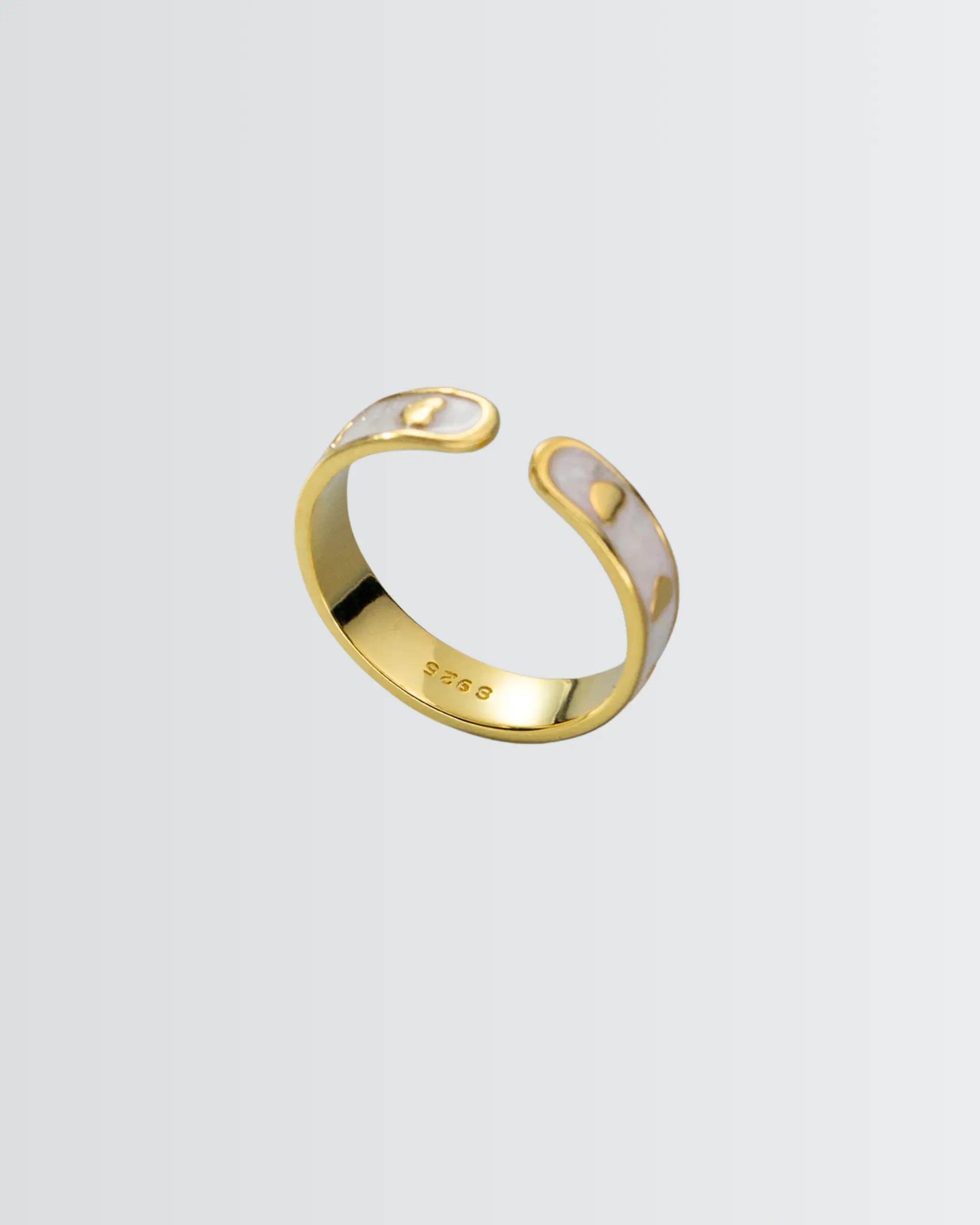 Boldly Yours Heart Ring -  Silver Ring by BLINGLANE