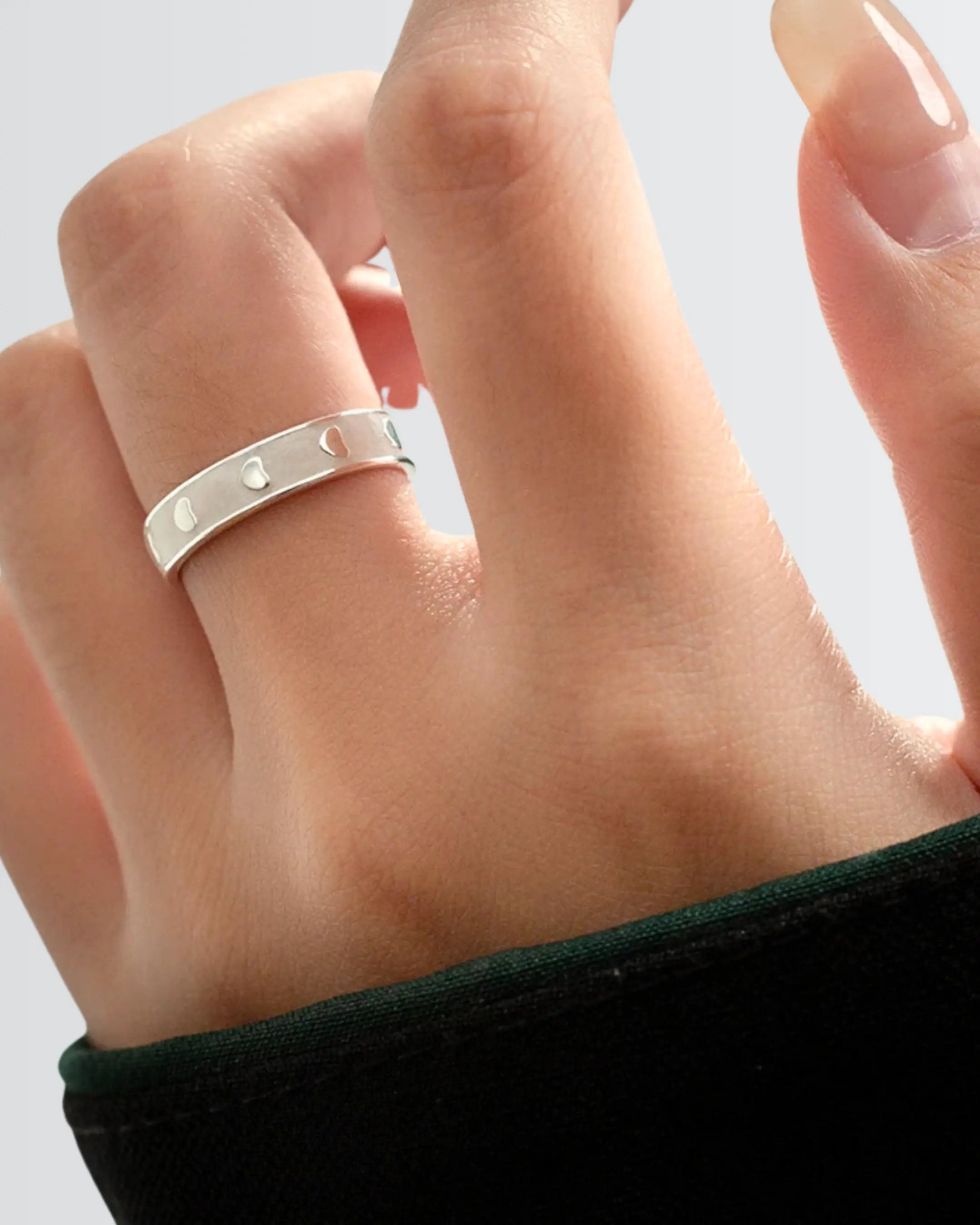 Boldly Yours Heart Ring -  Silver Ring by BLINGLANE