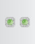 Botanic Edge Vintage Studs -  Silver Earrings by BLINGLANE