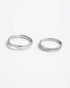 Bound By Love Forever Love Bands -  Silver Rings by BLINGLANE