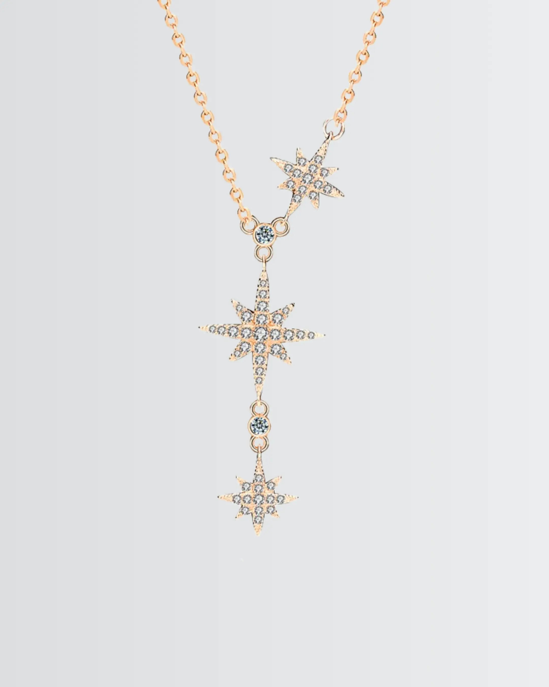 Celestial Spark Necklace -  Silver Necklace by BLINGLANE