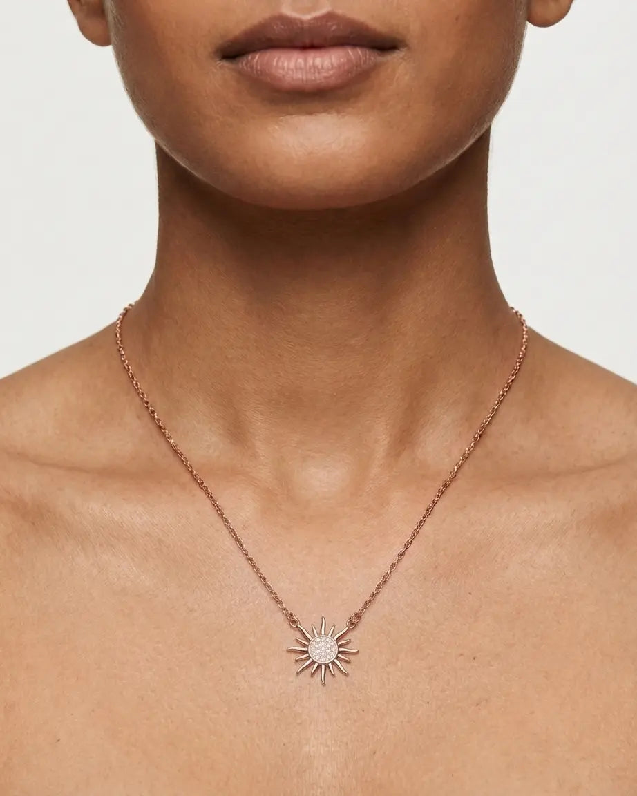 Chasing the Sun Elite Necklace -  Silver Necklace by BLINGLANE