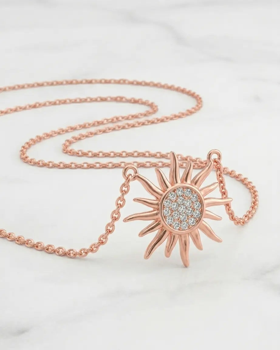 Chasing the Sun Elite Necklace -  Silver Necklace by BLINGLANE