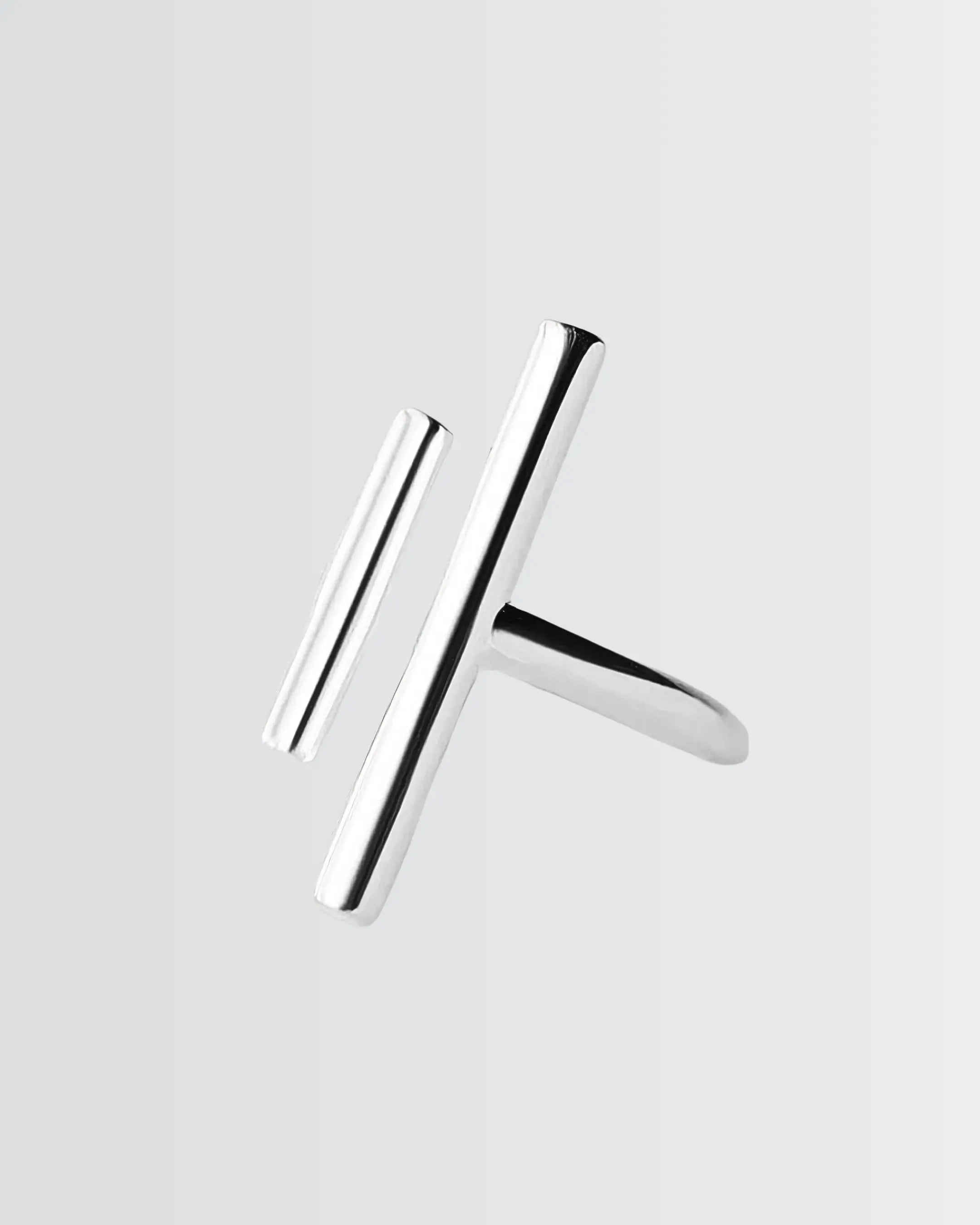 Contemporary Style Minimal Ring -  Silver Ring by BLINGLANE