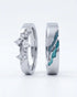 Deeply In Love With You Love Bands -  Silver Rings by BLINGLANE