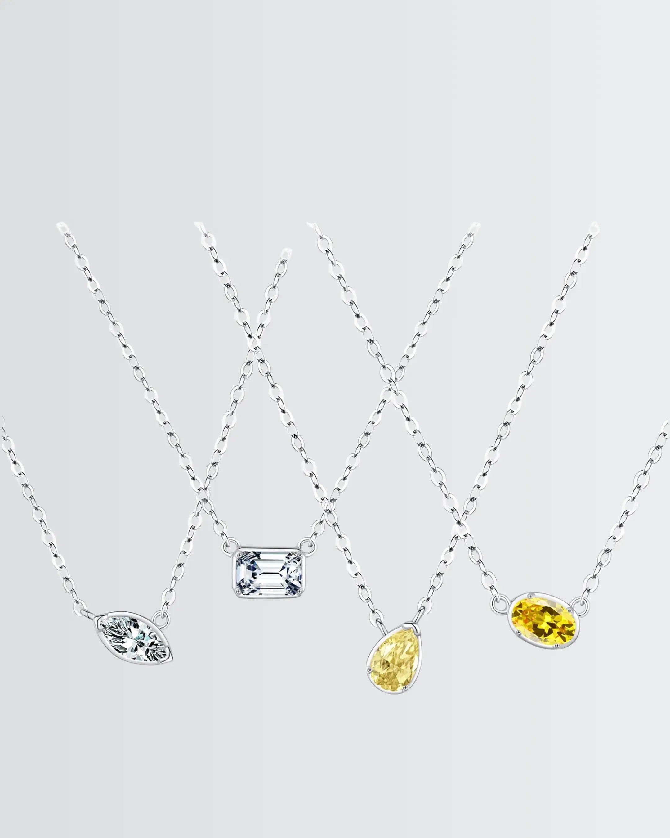 Designed to be Yours Forever Necklace -  Silver Necklace by BLINGLANE