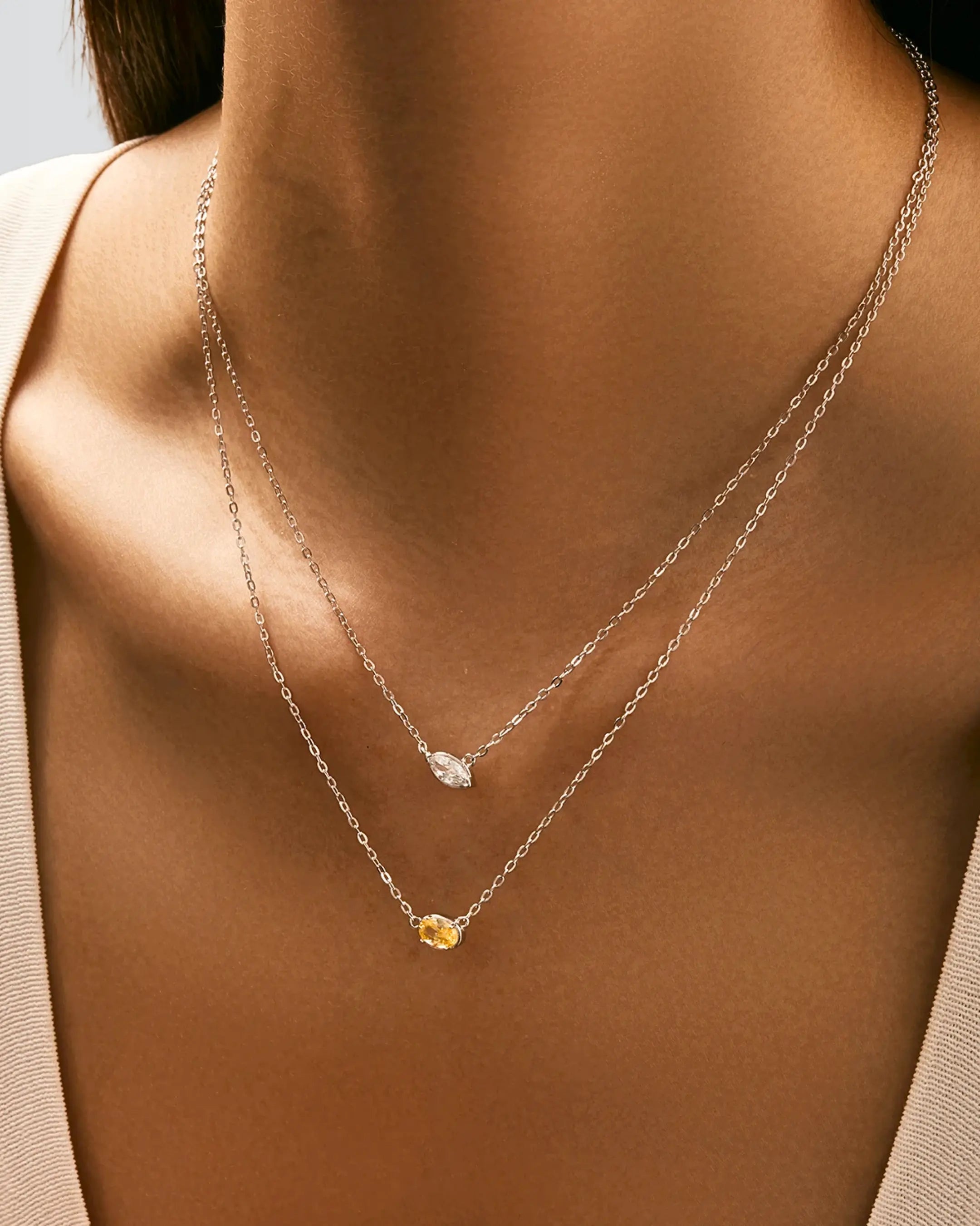 Designed to be Yours Forever Necklace -  Silver Necklace by BLINGLANE