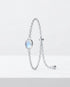 Dew Drop Chain Ring -  Silver Ring by BLINGLANE