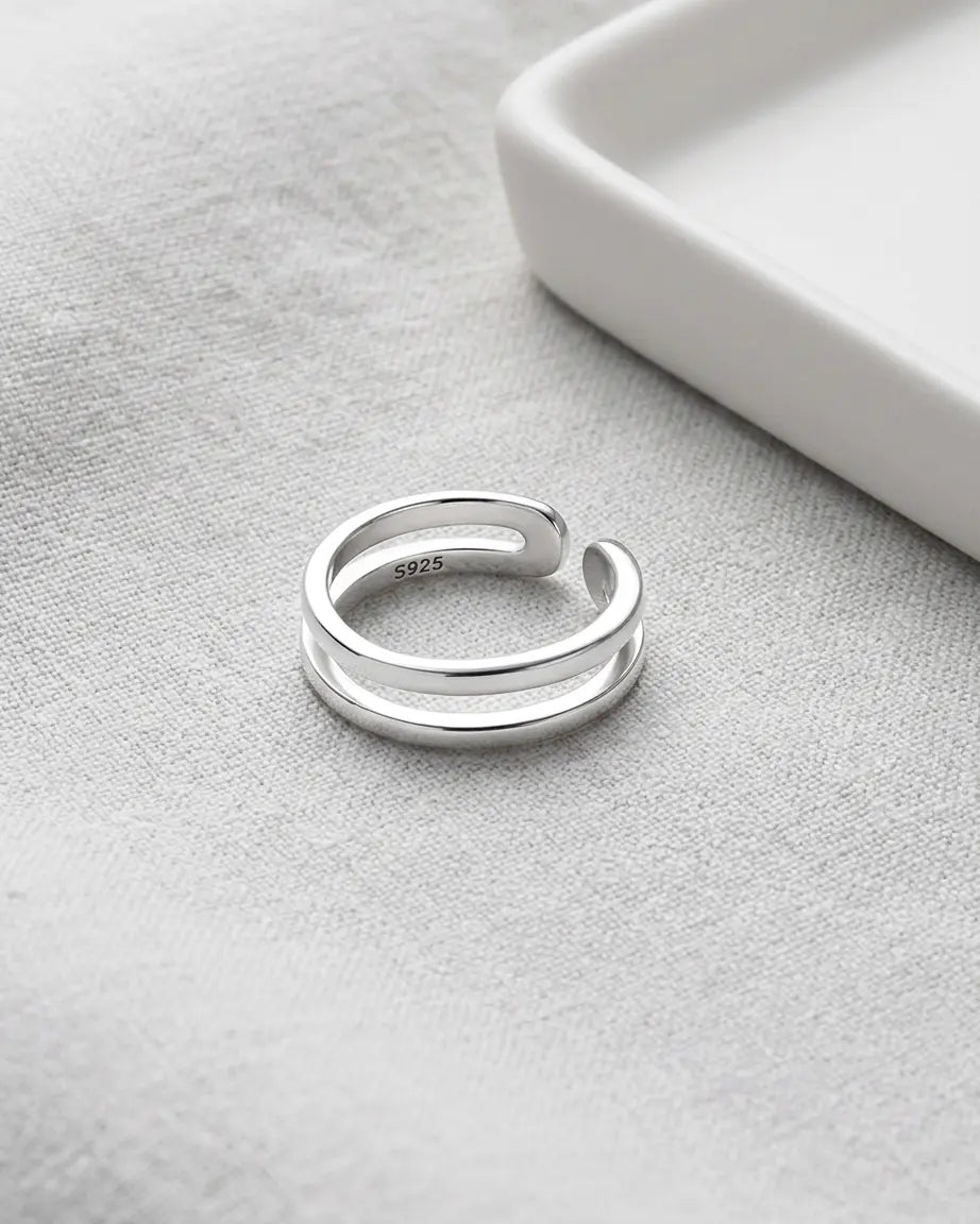 Erratic Bling Rings -  Silver Ring by BLINGLANE