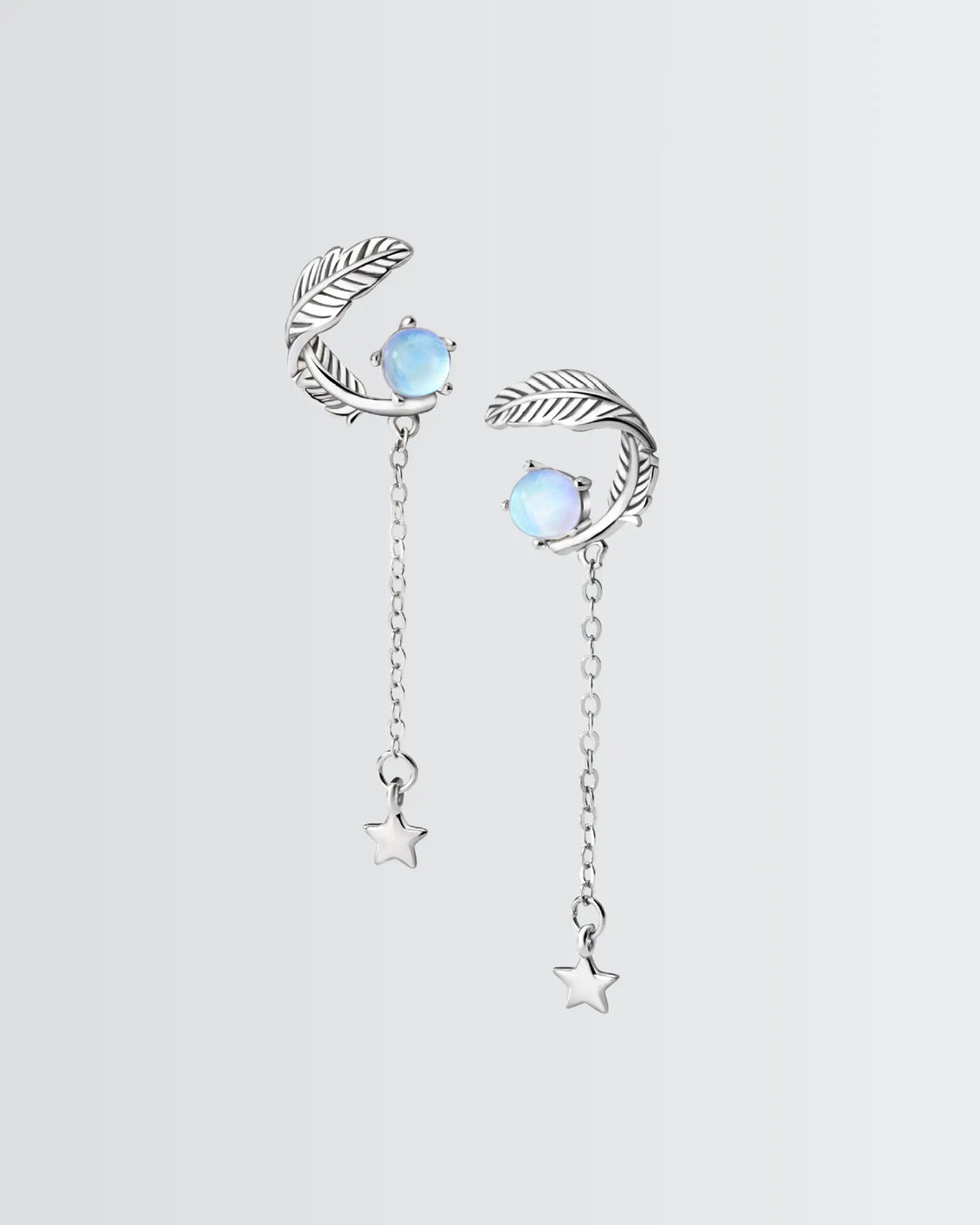 Eternal Spring Light Earrings -  Silver Earrings by BLINGLANE