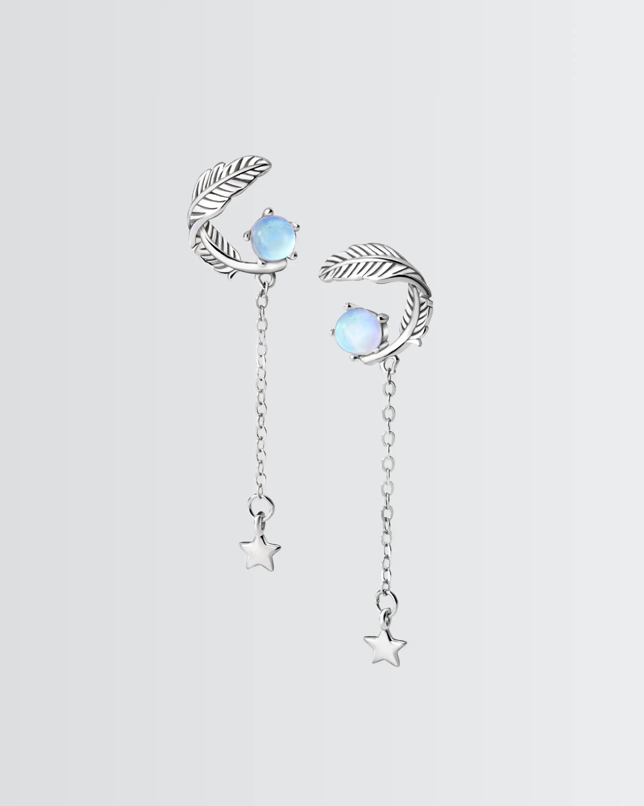 Eternal Spring Light Earrings -  Silver Earrings by BLINGLANE