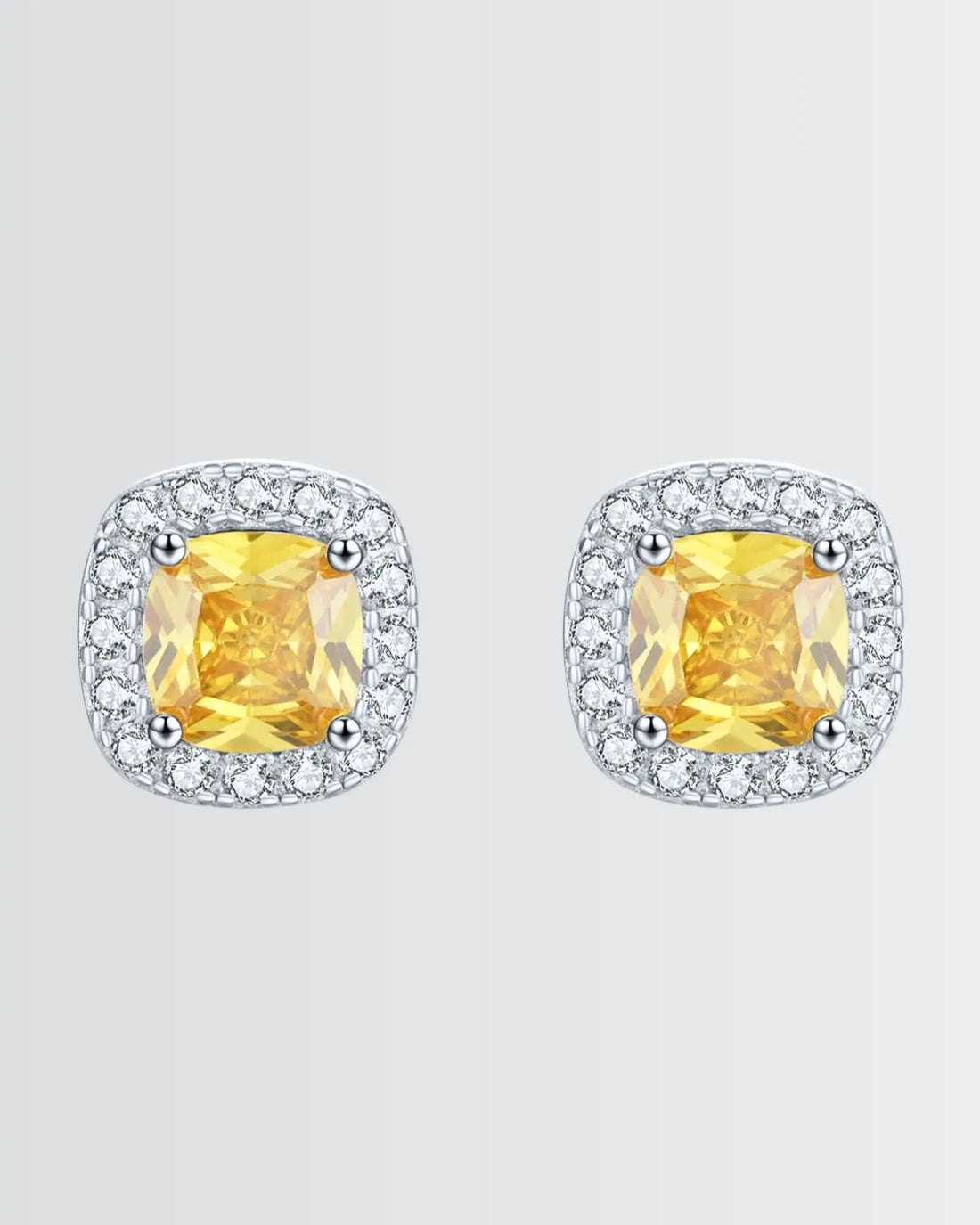 Ethereal Spark Studs - Silver Earrings by BLINGLANE