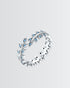 Everleaf Gem Ring -  Silver Ring by BLINGLANE
