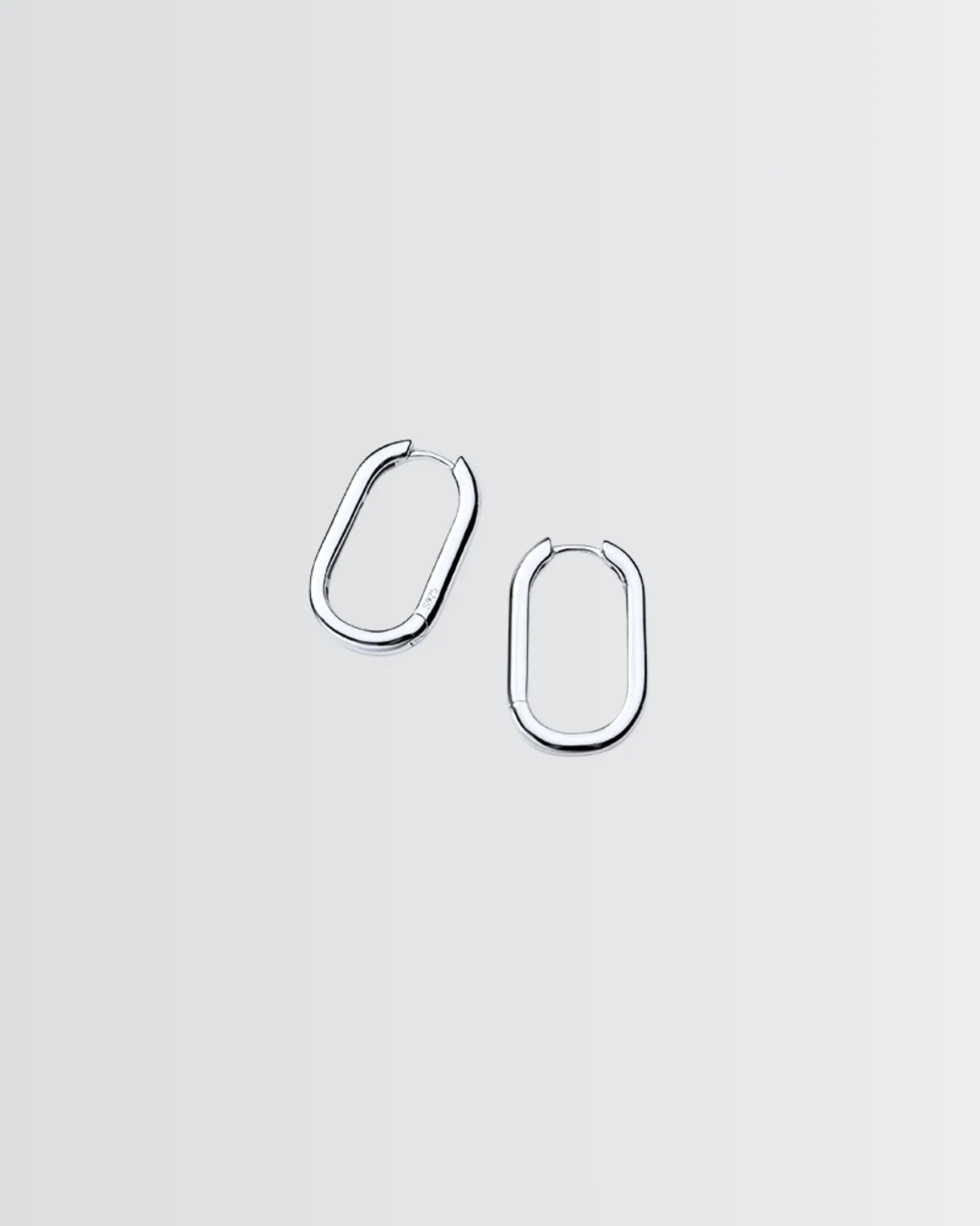Everyday Bling Hoops -  Silver Earrings by BLINGLANE