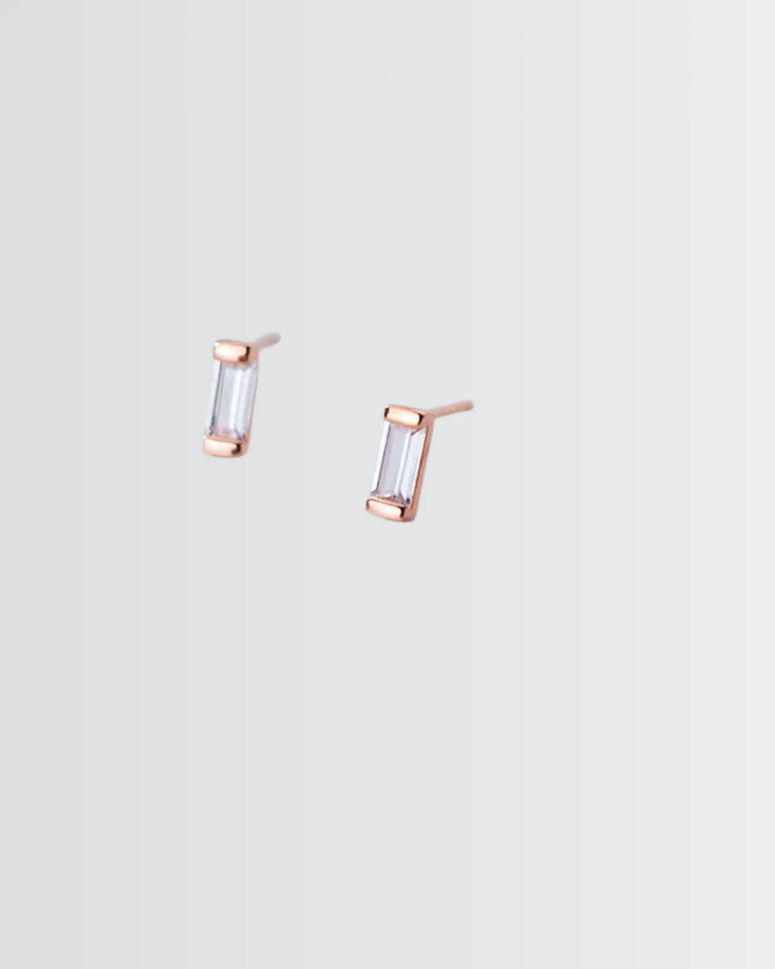 Fine Edge Elite Studs -  Silver Earrings by BLINGLANE