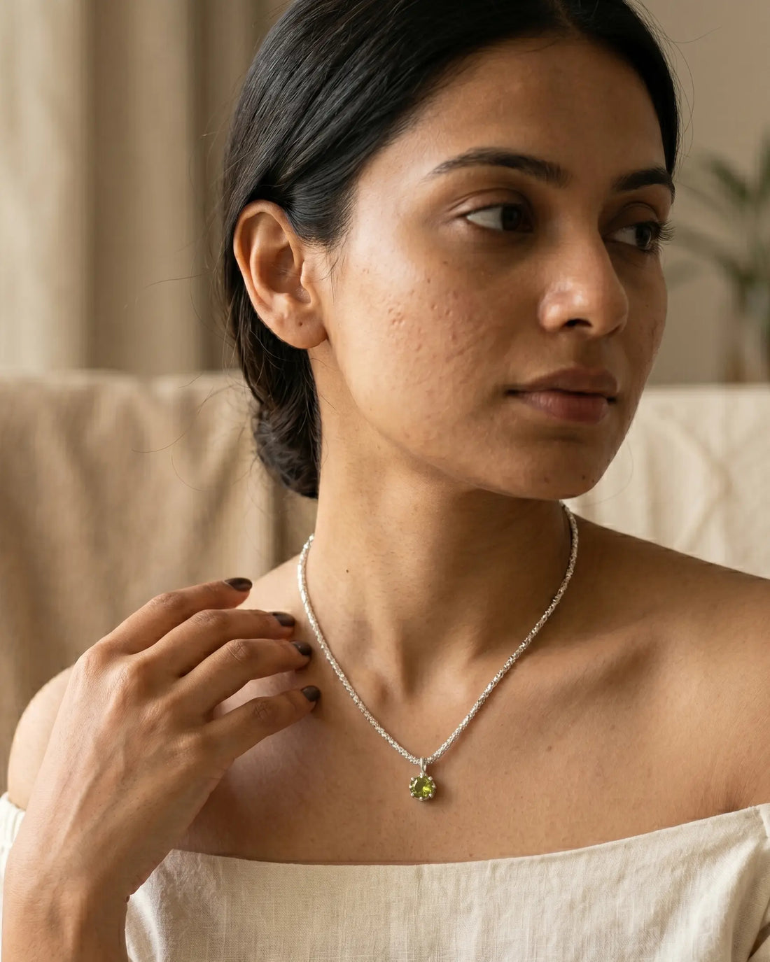 Forest Light Elite Necklace -  Silver Necklace by BLINGLANE