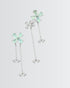 Forever Bloom Drop Earrings -  Silver Earrings by BLINGLANE