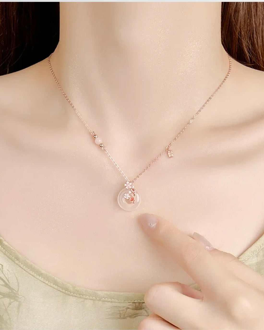 Fortune In Flow Koi Necklace -  Silver Necklace by BLINGLANE
