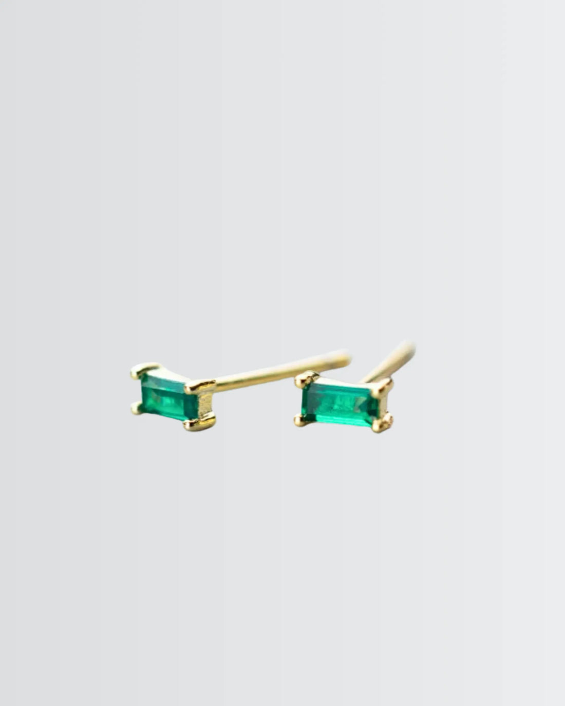 Framed Spark Studs -  Silver Earrings by BLINGLANE