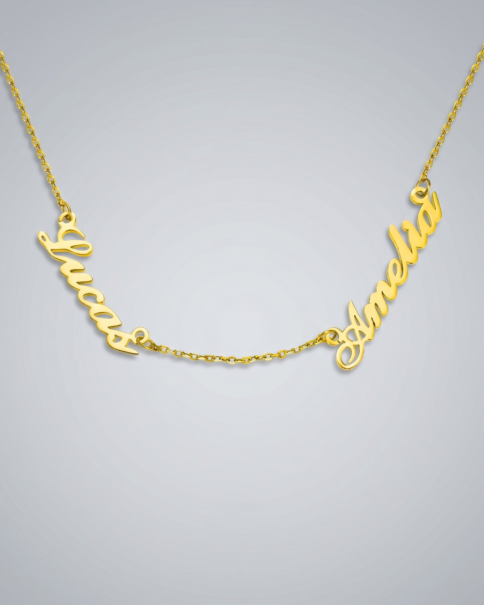 Personalize Two Names Necklace - jewellery by BLINGLANE