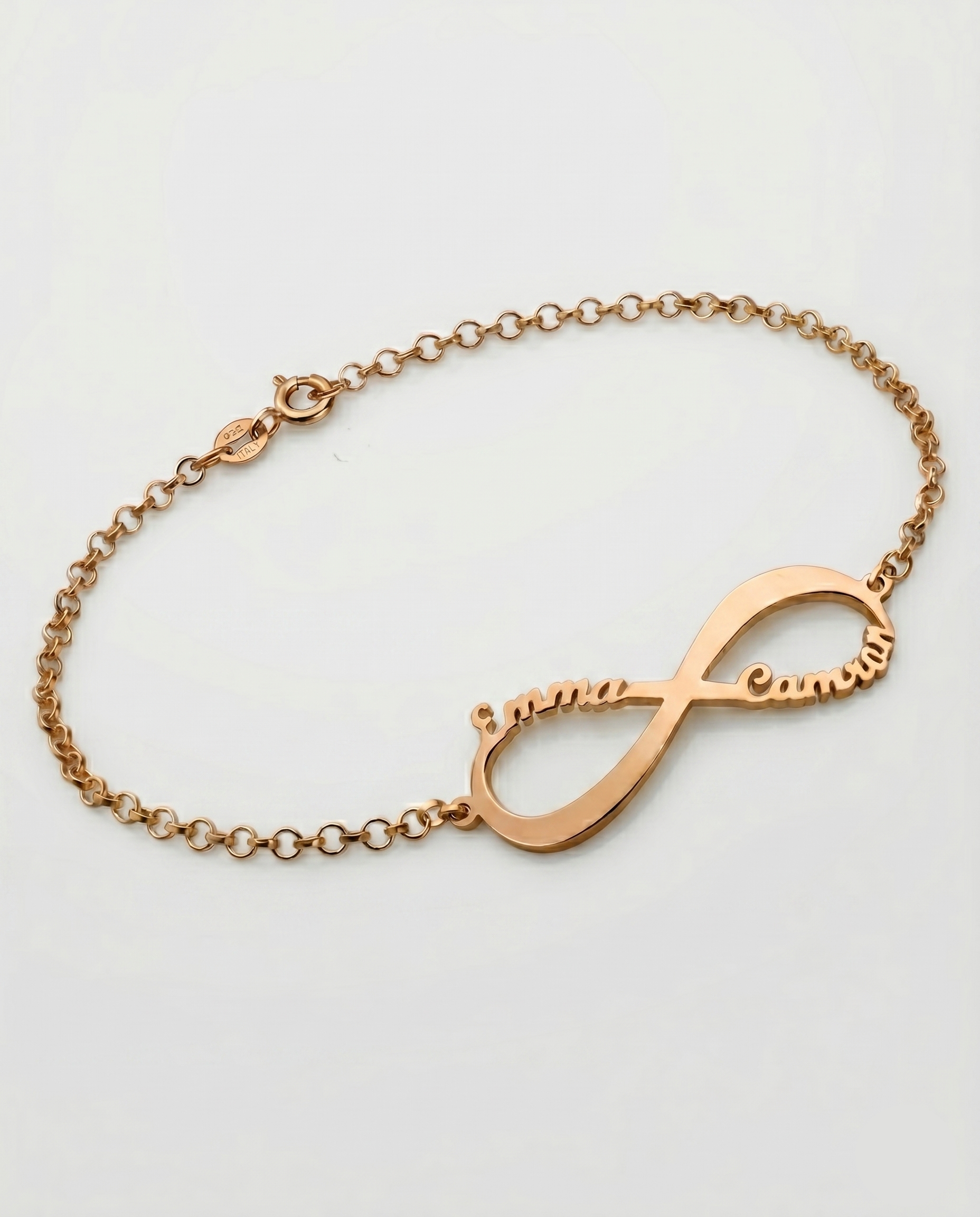 Personalize Your Names Infinity Bracelet - jewellery by BLINGLANE