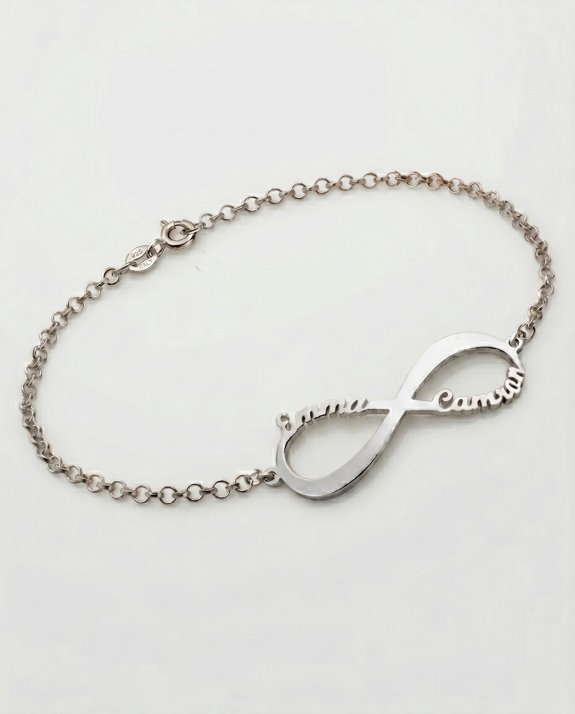 Personalize Your Names Infinity Bracelet - jewellery by BLINGLANE