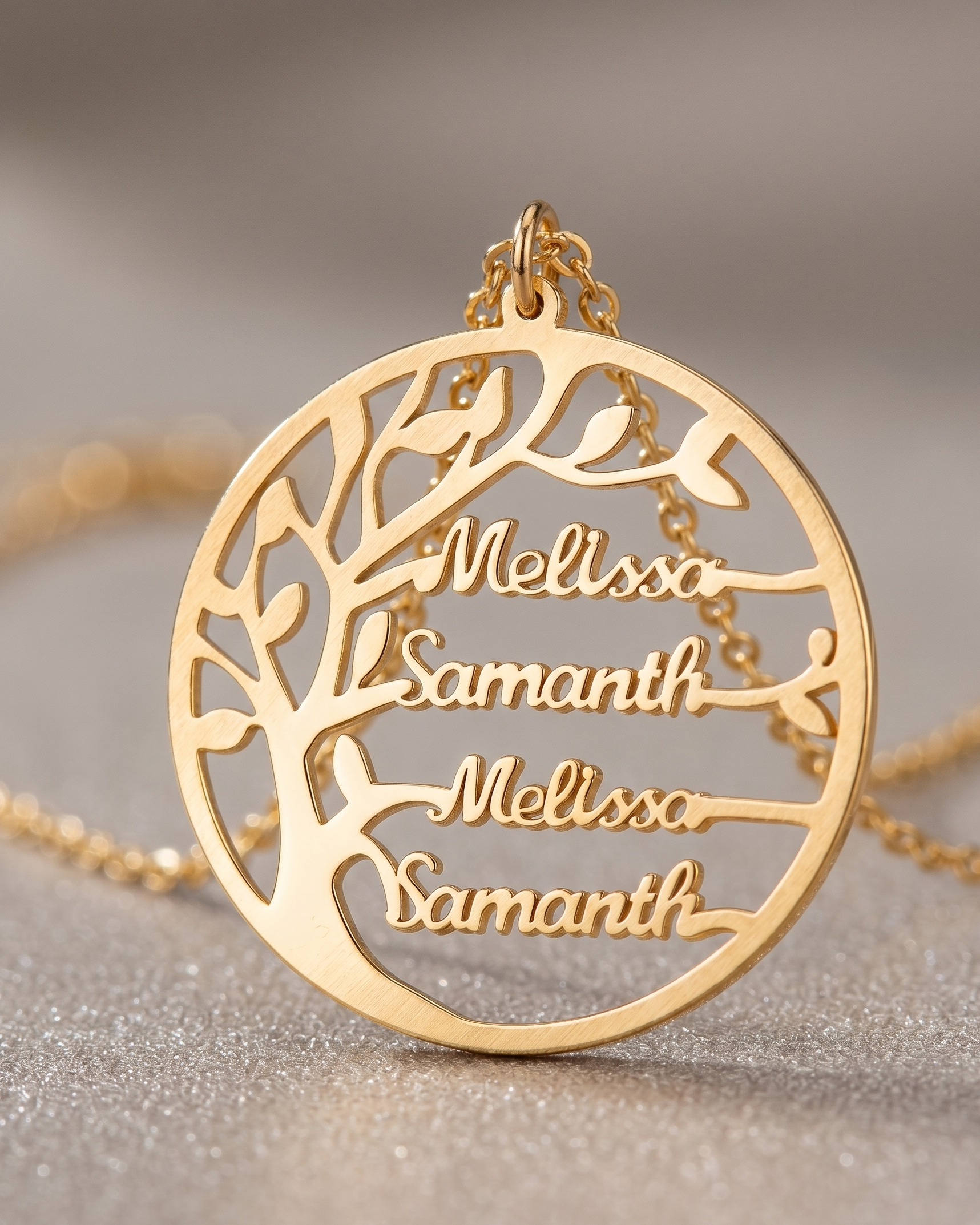 Personalize Your Tree of Life Necklace - jewellery by BLINGLANE