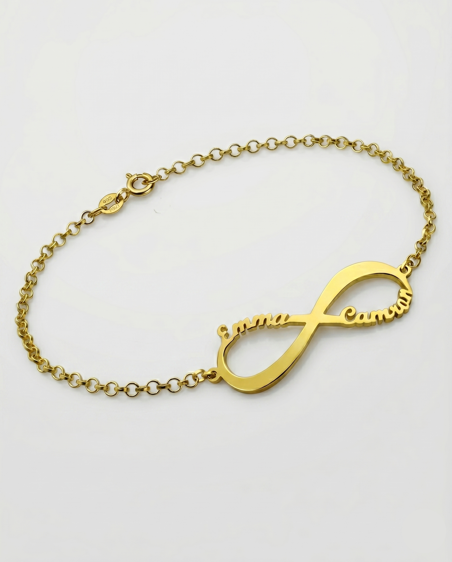 Personalize Your Names Infinity Bracelet - jewellery by BLINGLANE