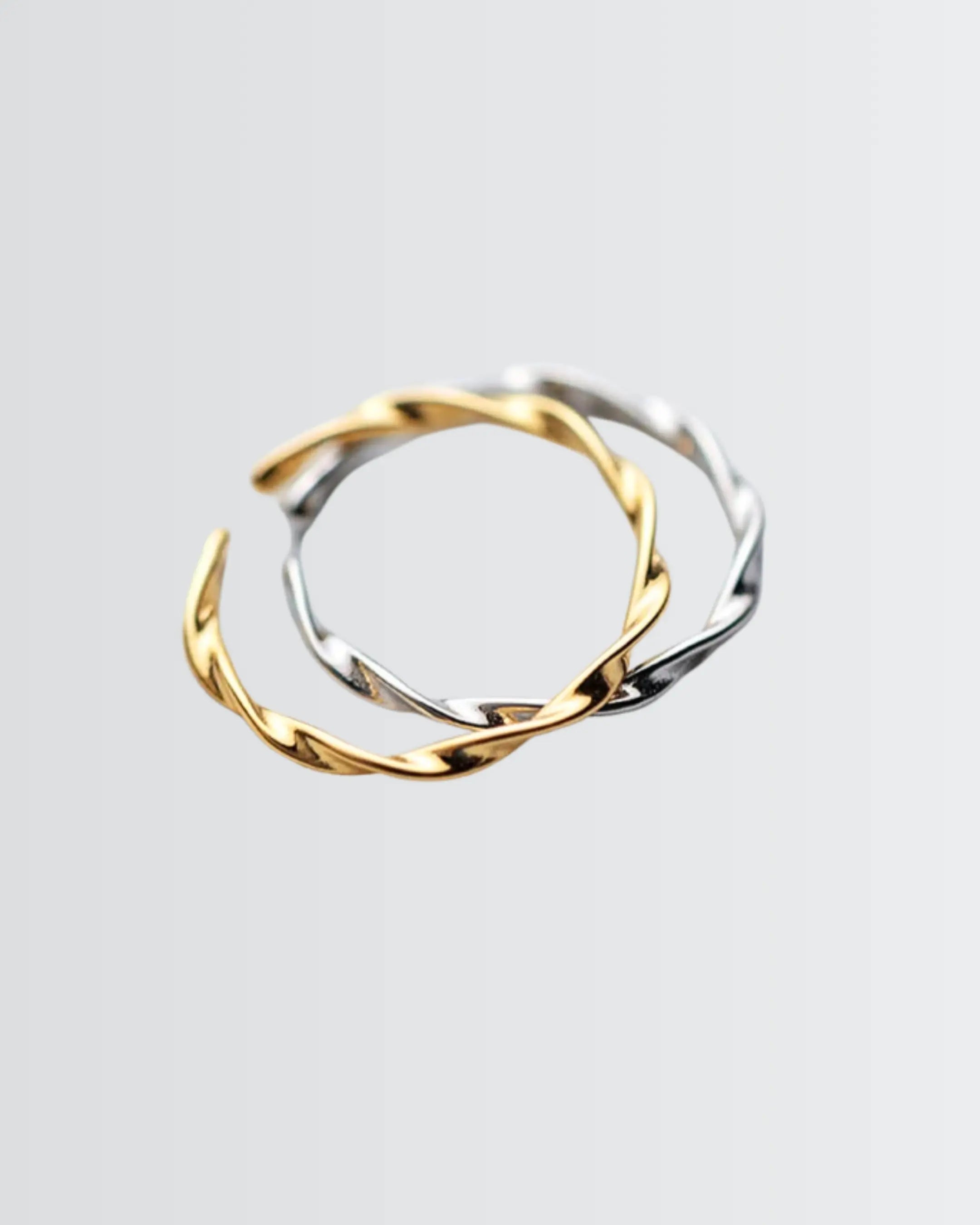 Gorgeous Curves Minimal Ring -  Silver Ring by BLINGLANE