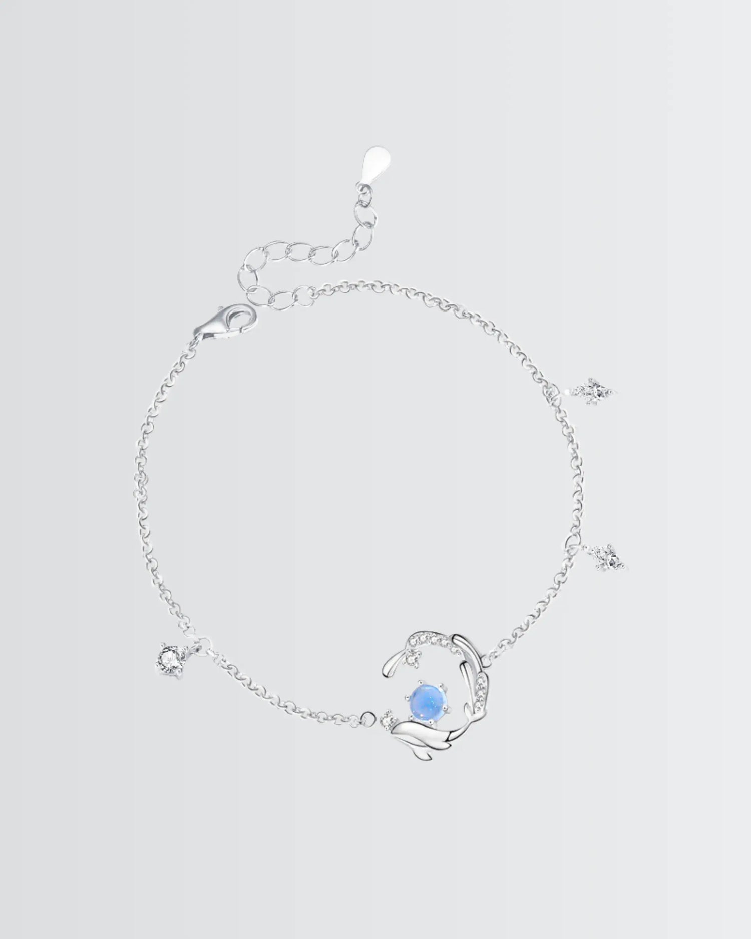 Grace In The Deep Bracelet -  Silver Bracelet by BLINGLANE