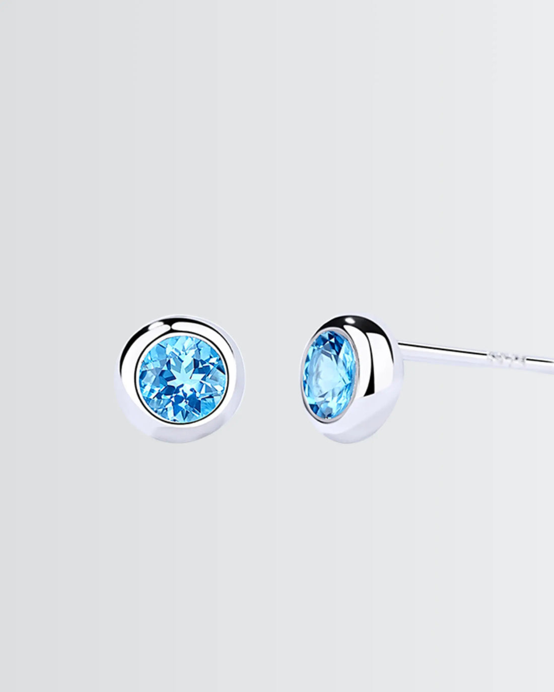 Guiding Light Studs -  Silver Earrings by BLINGLANE