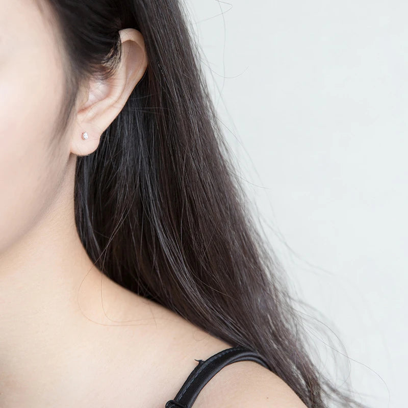 Radiant Teardrop Mini Studs