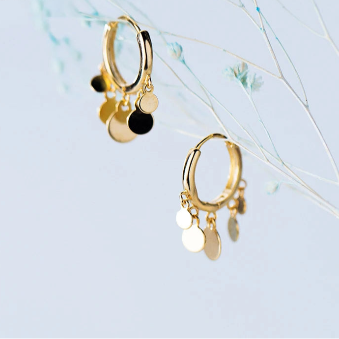 Dainty Dazzle Hoops