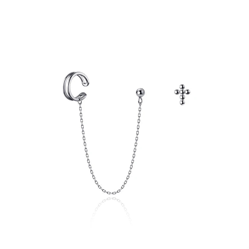 Polished Chic Cuff Earrings