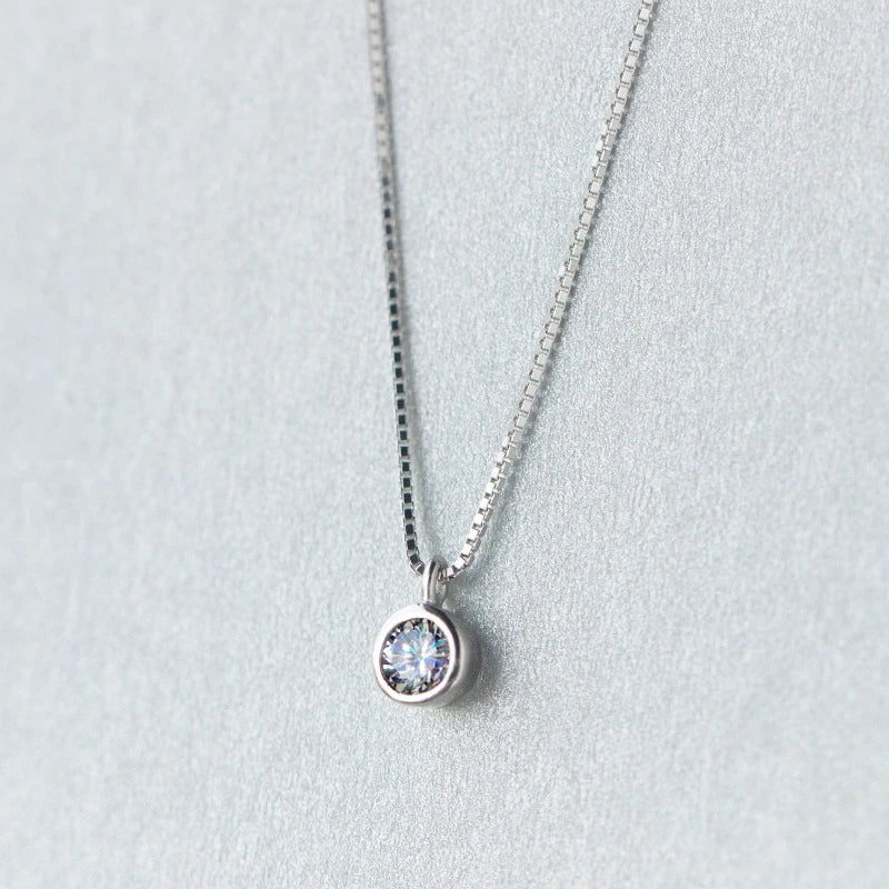 Classic Solitaire Necklace