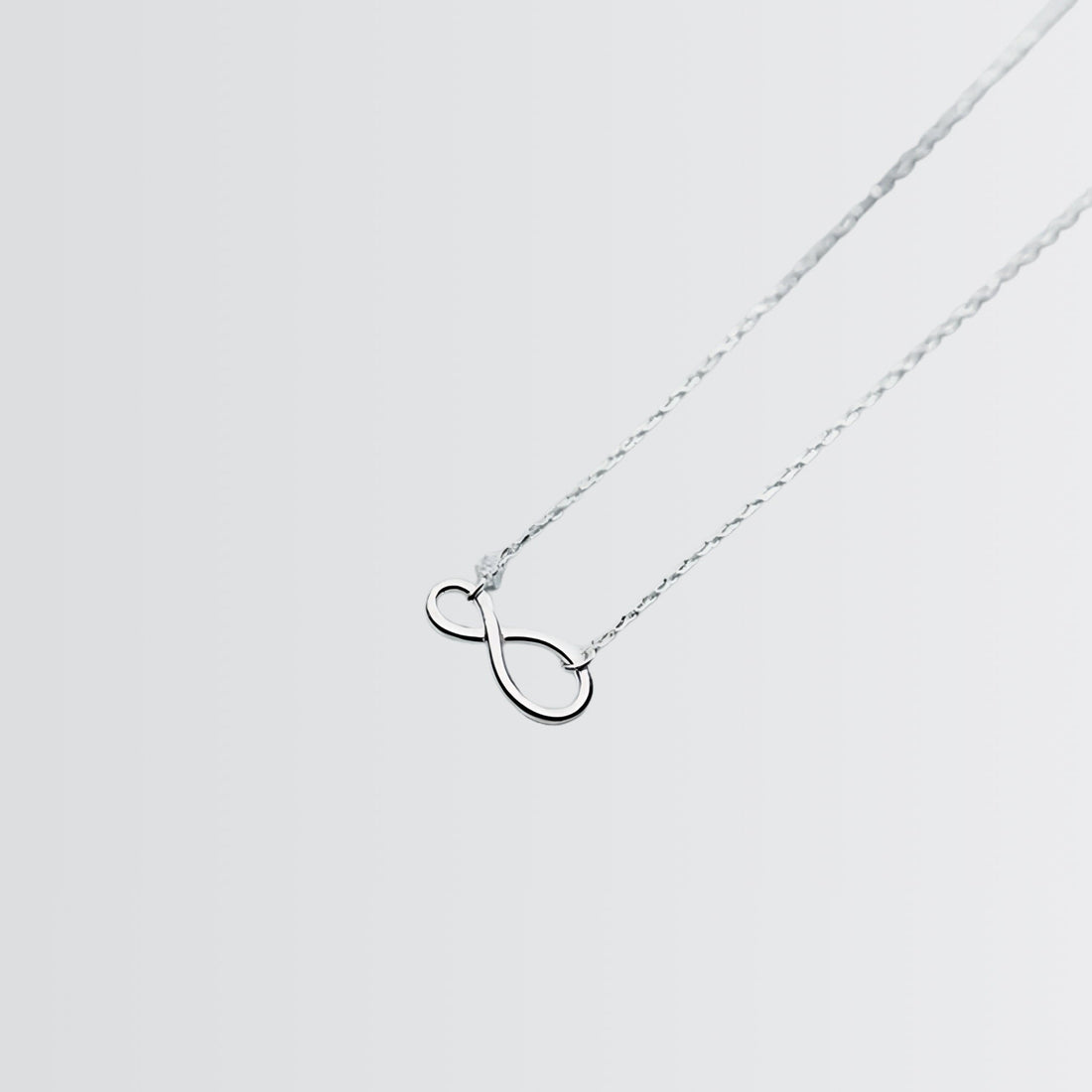 Elite Infinity Solitaire Necklace