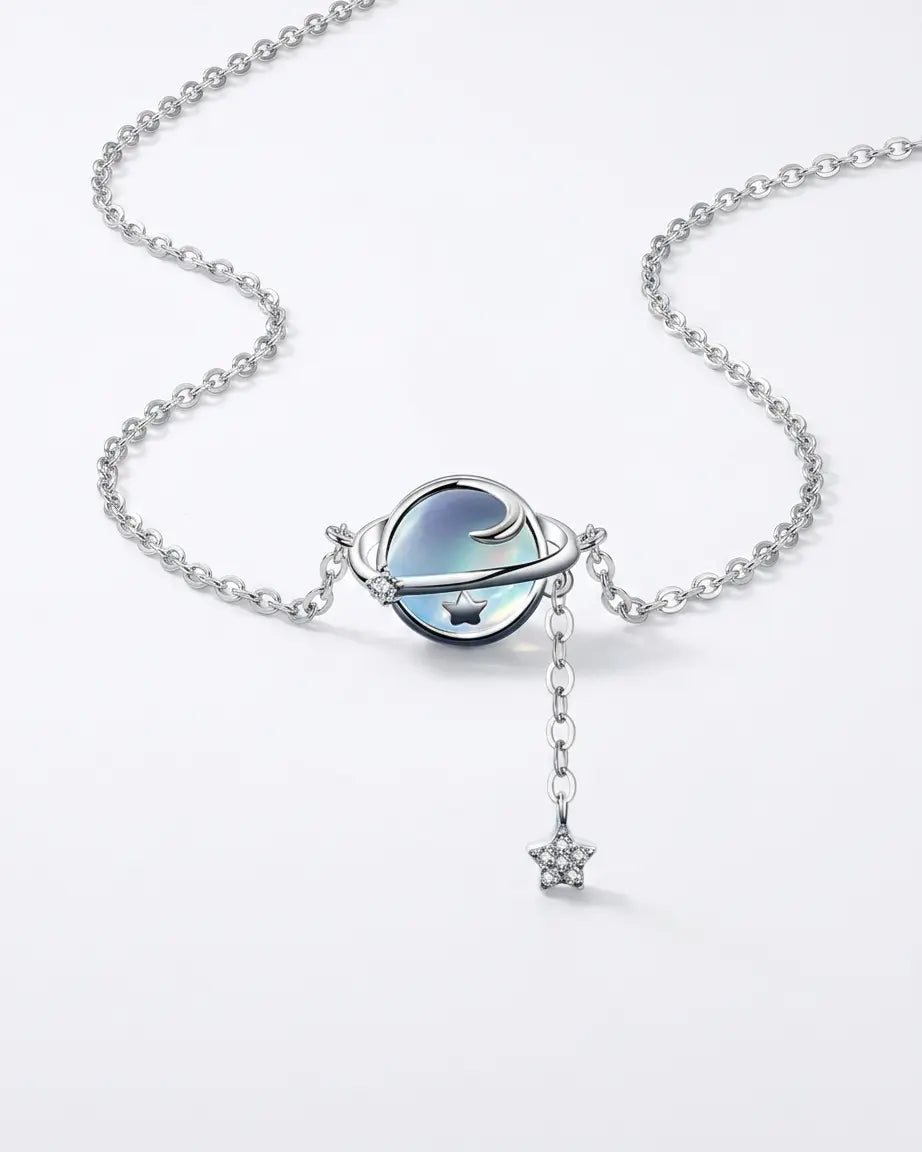Infinite Universe Necklace - Silver Necklace by BLINGLANE