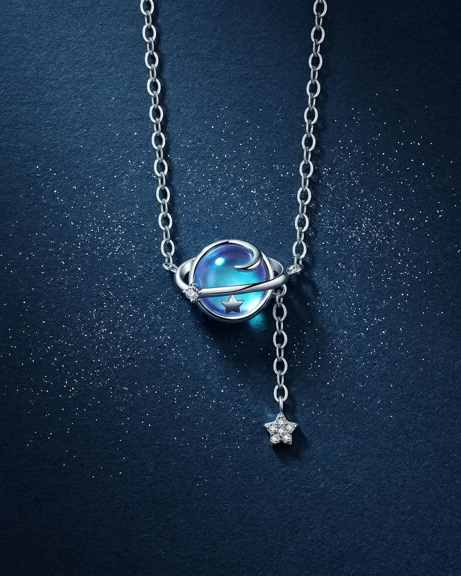 Infinite Universe Necklace -  Silver Necklace by BLINGLANE