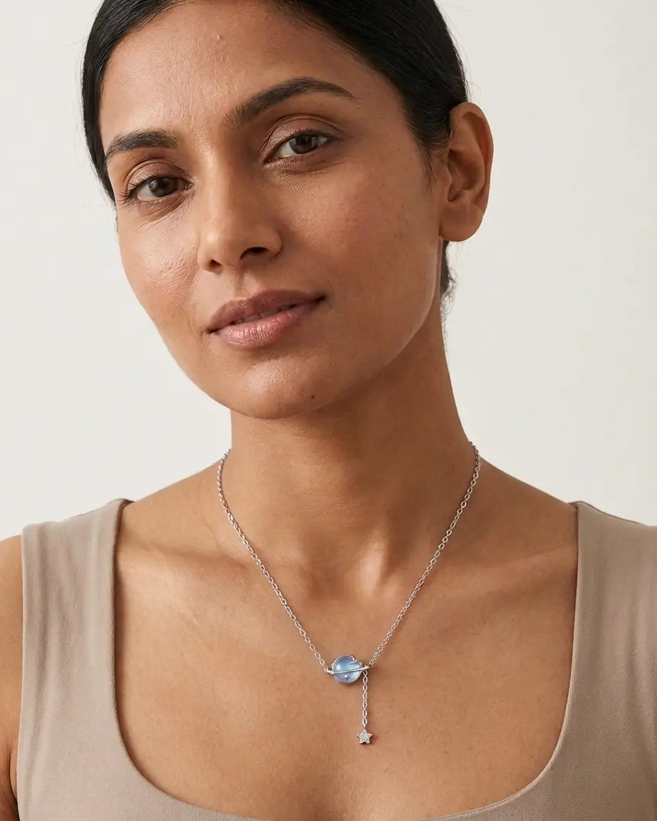Infinite Universe Necklace -  Silver Necklace by BLINGLANE