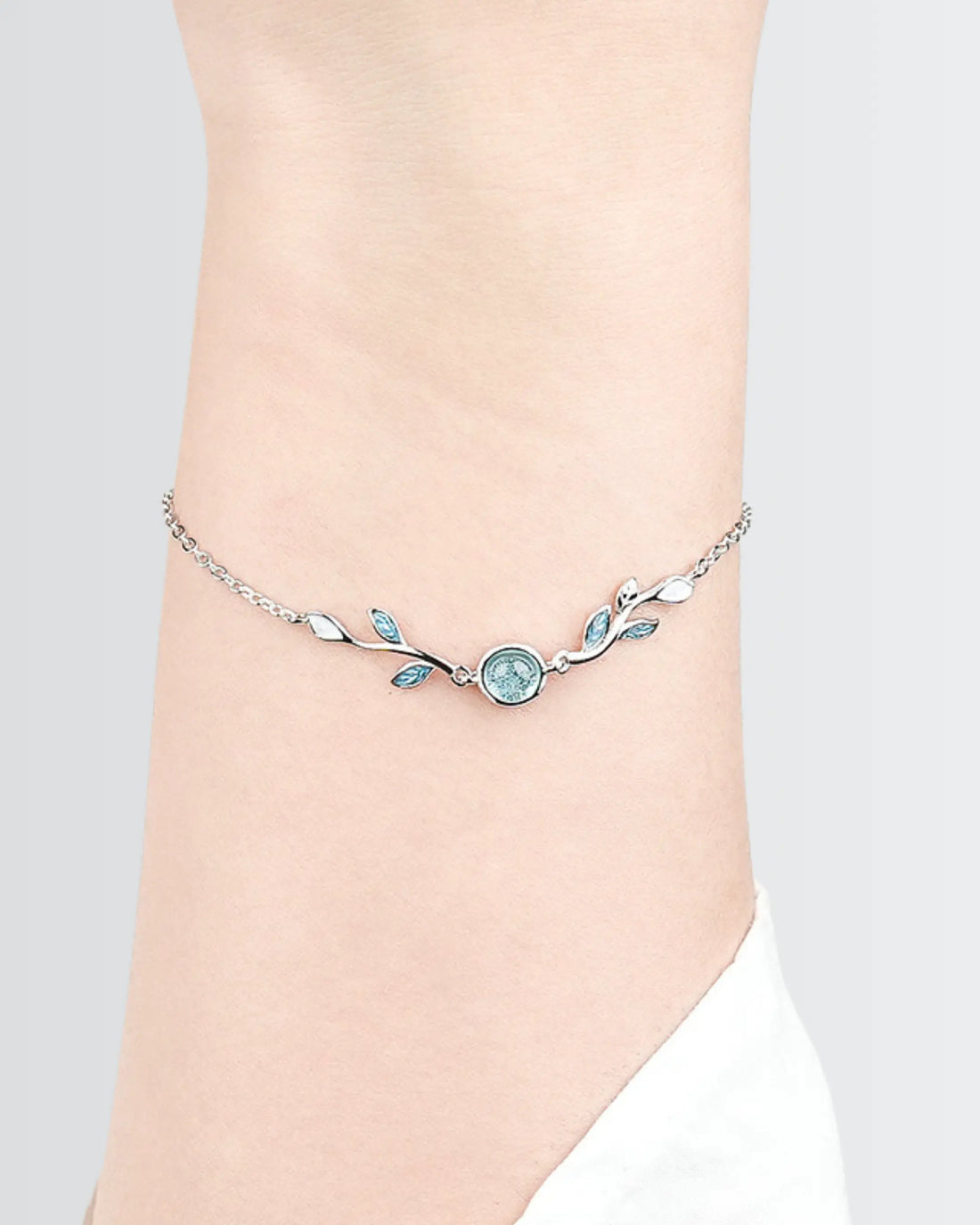 Leafline Elegance Bracelet -  Silver Bracelet by BLINGLANE