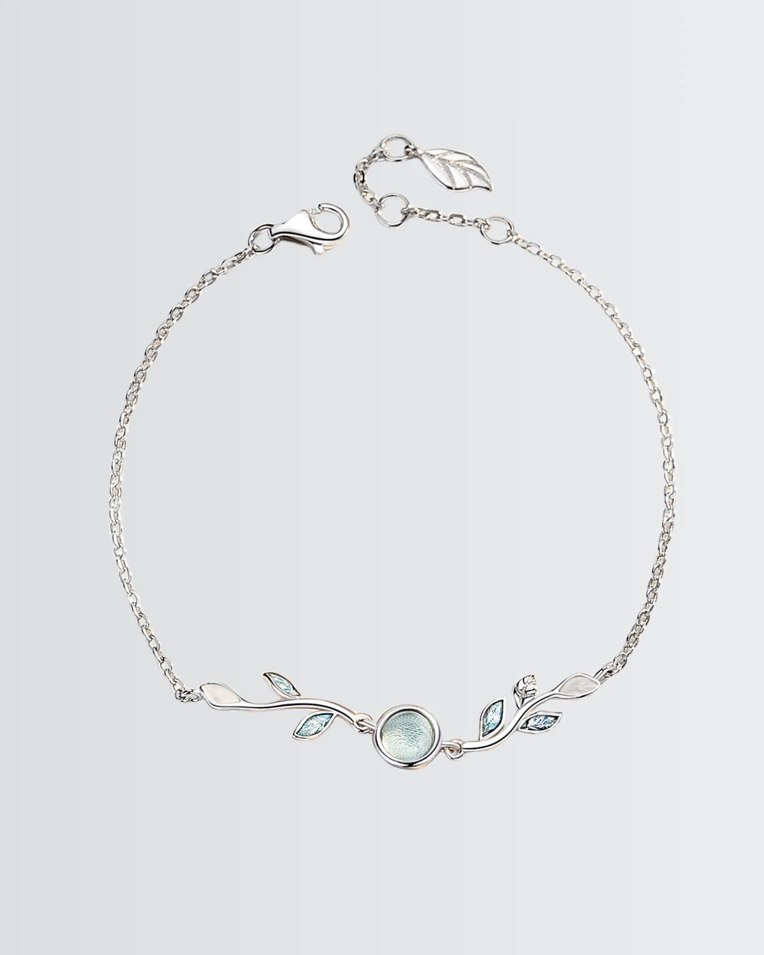 Leafline Elegance Bracelet - Silver Bracelet by BLINGLANE