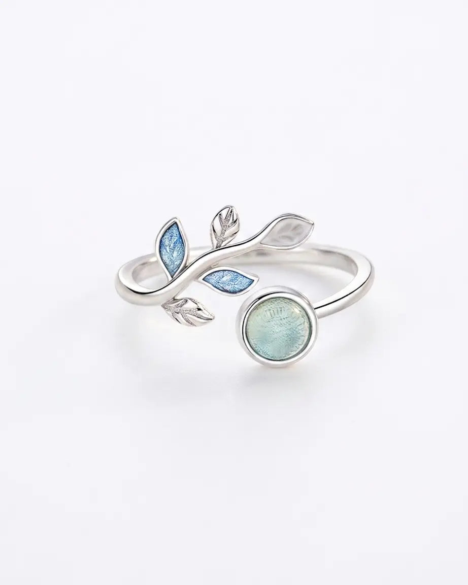 Leafline Elegance Ring -  Silver Ring by BLINGLANE
