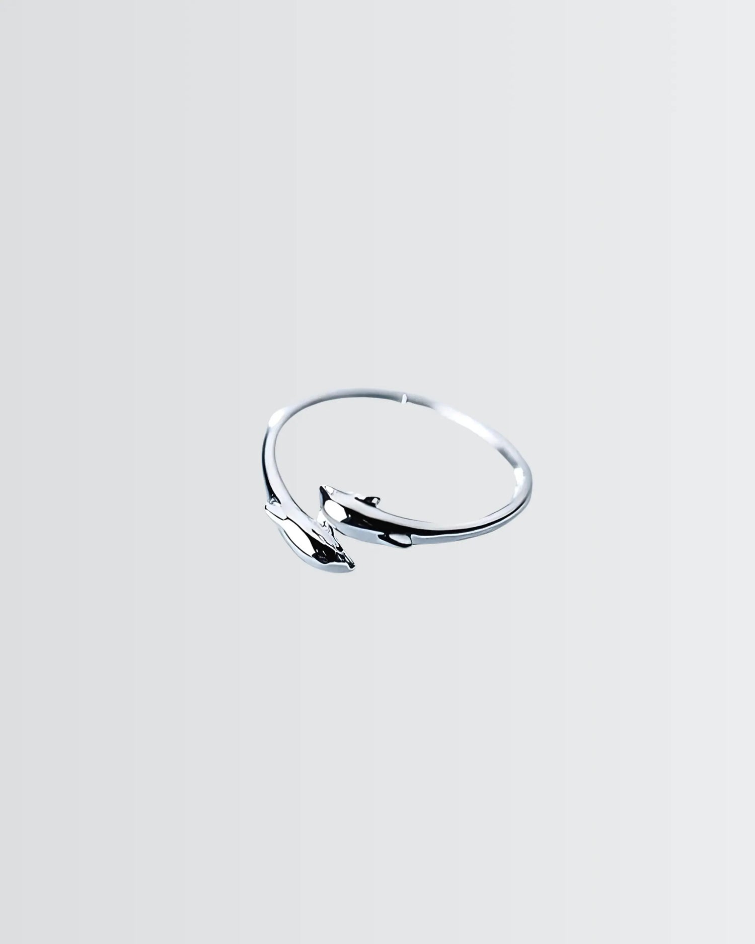 Leaping Through Seas Ring -  Silver Ring by BLINGLANE