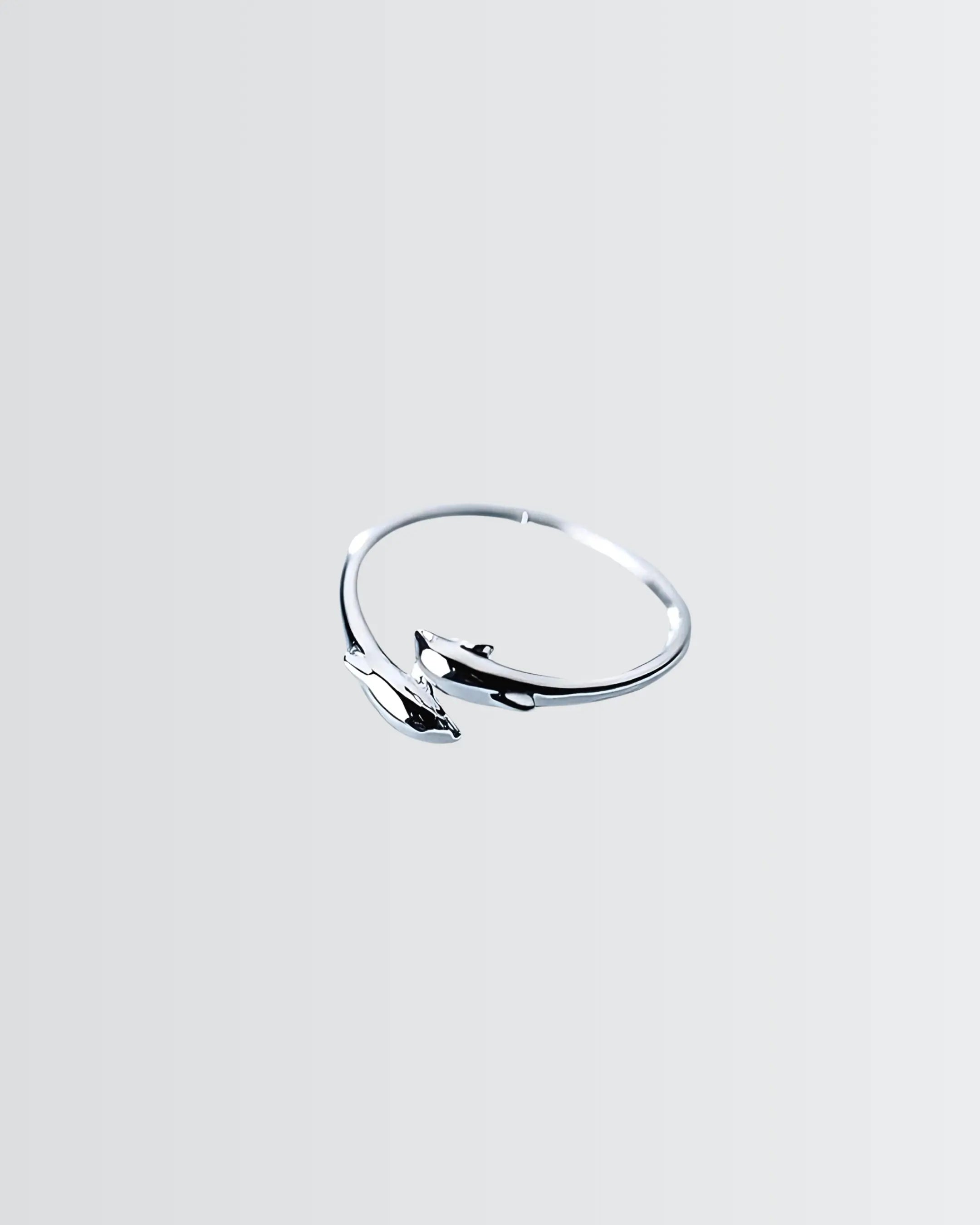 Leaping Through Seas Ring -  Silver Ring by BLINGLANE