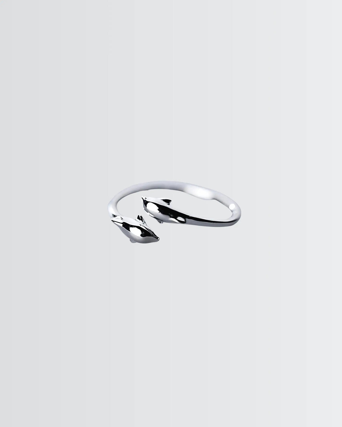 Leaping Through Seas Ring -  Silver Ring by BLINGLANE