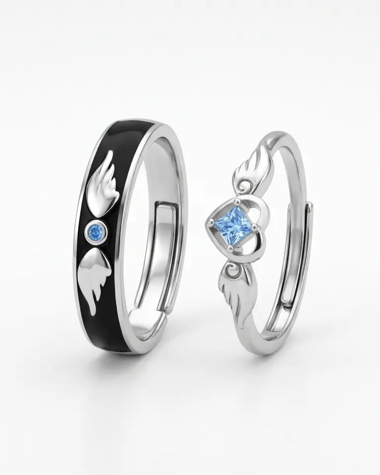 Lifted By Love Forever Love Bands -  Silver Ring by BLINGLANE